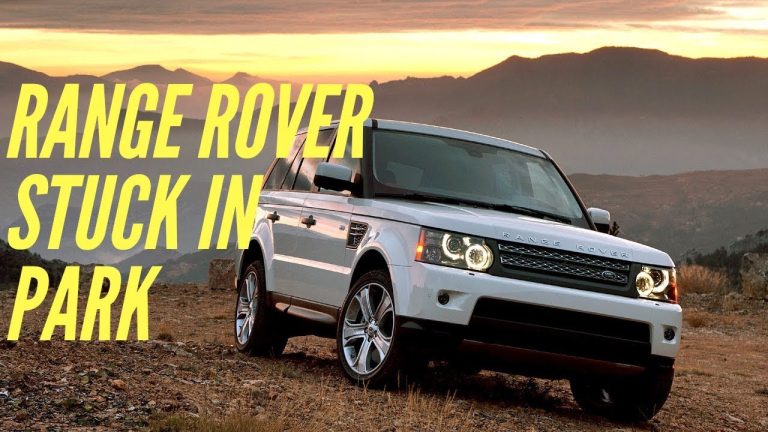 Range Rover Wont Shift Out of Park