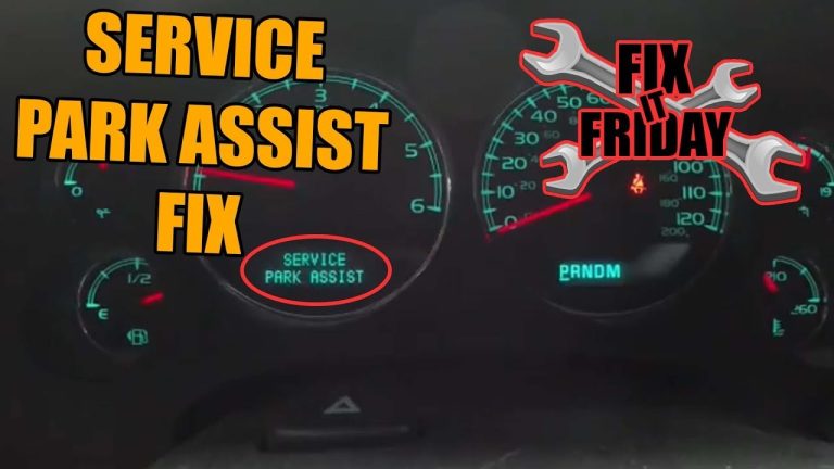 How to Fix Park Assist Blocked
