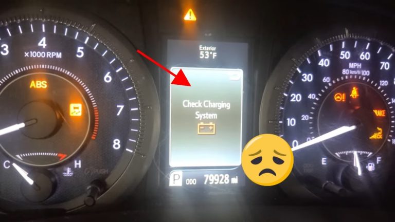 Toyota Sienna Check Charging System