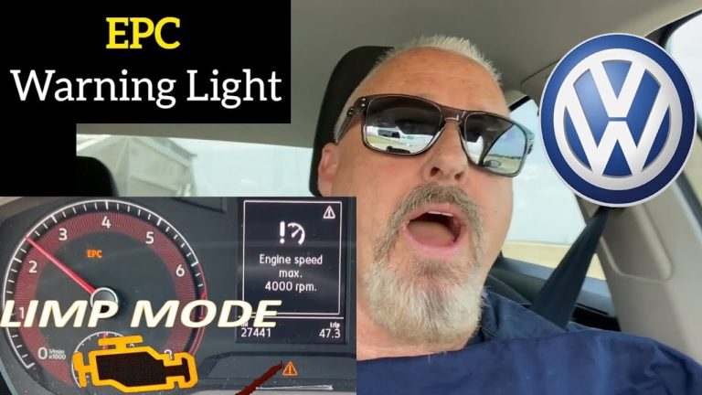 2018 Vw Tiguan 4000 Max Rpm Epc Light
