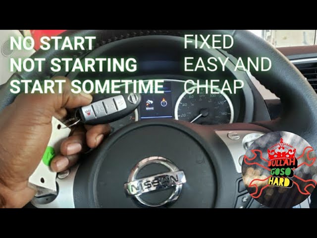 Nissan Altima Not Starting Brake Pedal Stiff