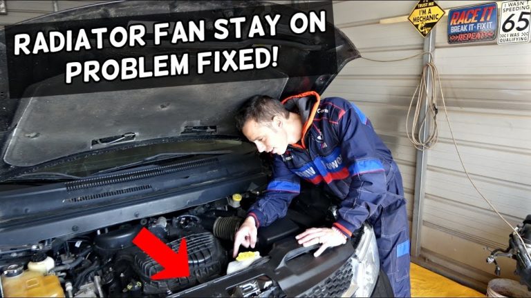 Radiator Fan Turns on And off Constantly