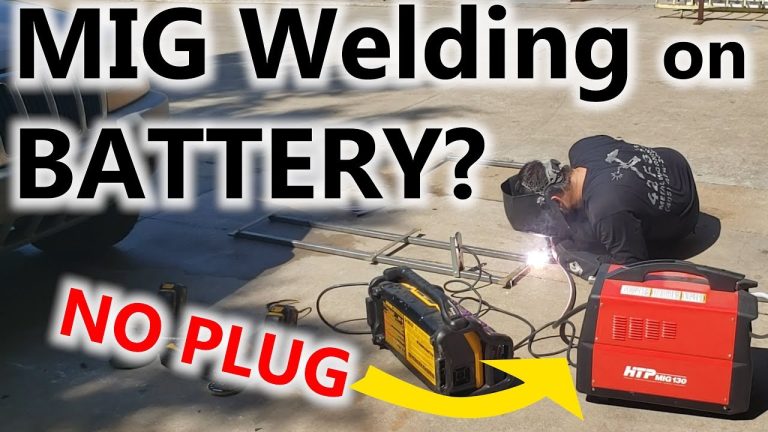 Welding With One Car Battery
