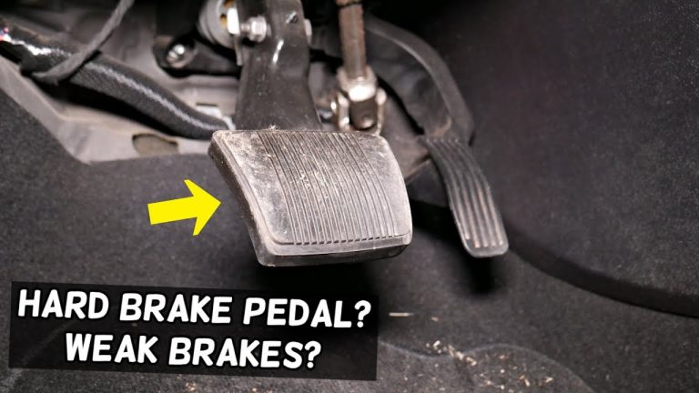 Brake Pedal Hard Until Car Starts