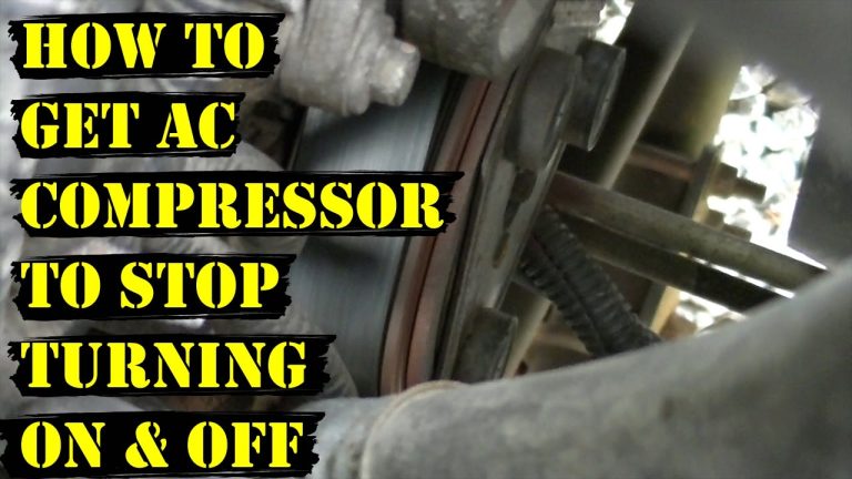 Car Ac Compressor Turns on And off