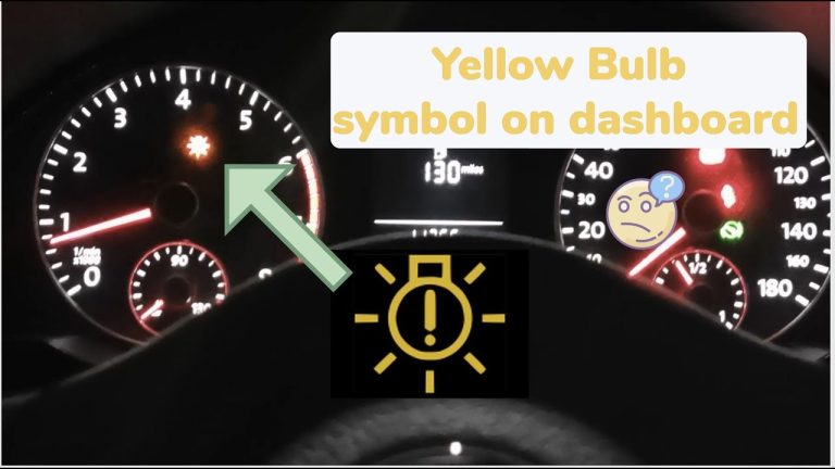Light Bulb Car Warning Light