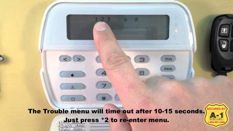 Dsc Alarm Reset Trouble Light