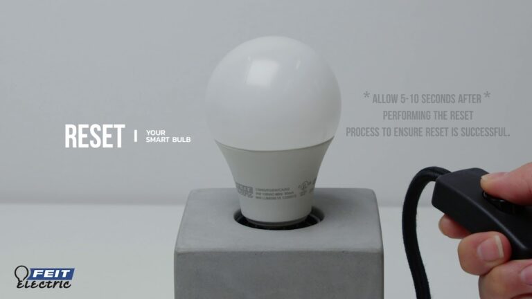 How to Reset Feit Light Bulbs