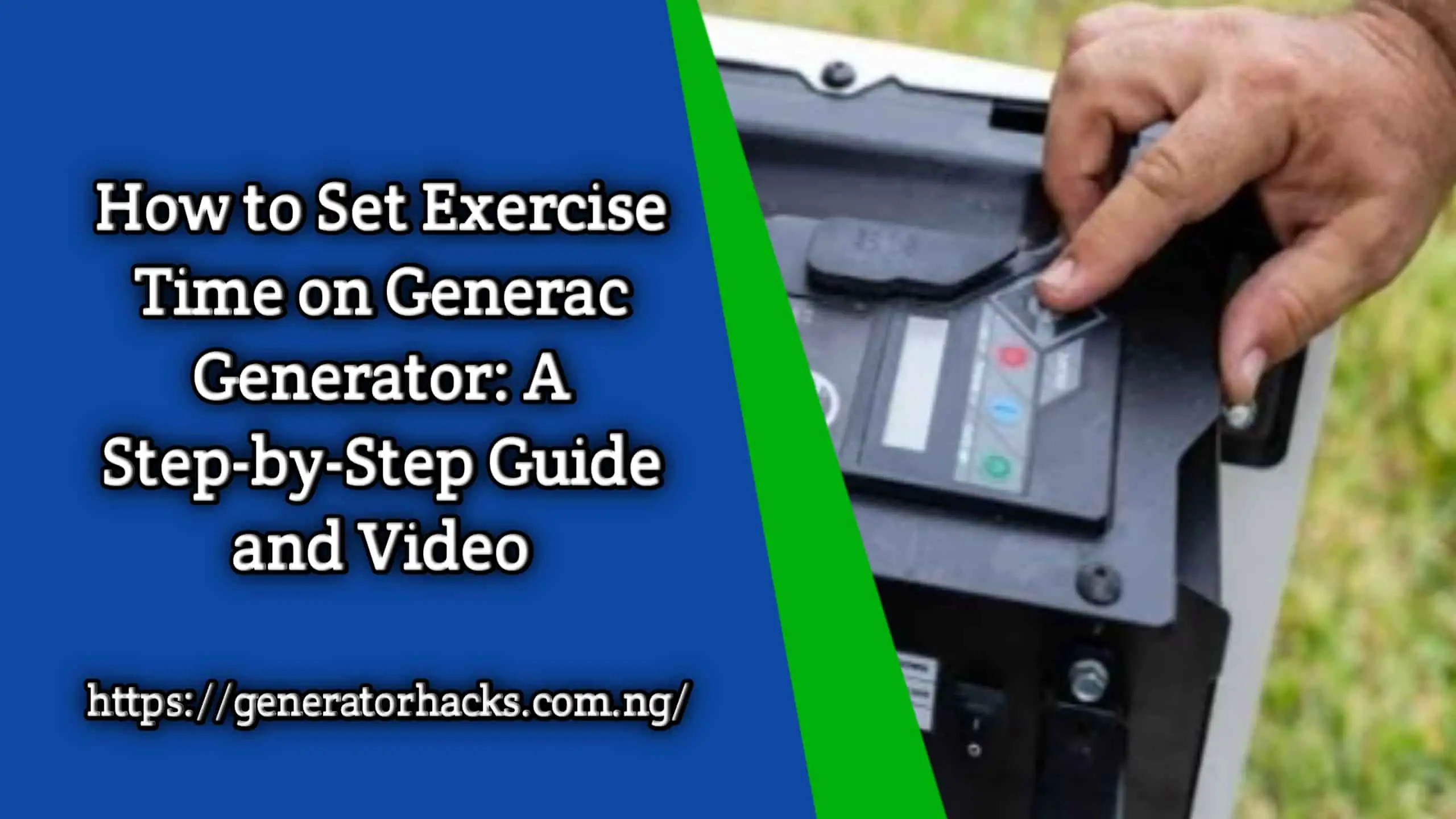 How to Reset Red Light on Generac Generator