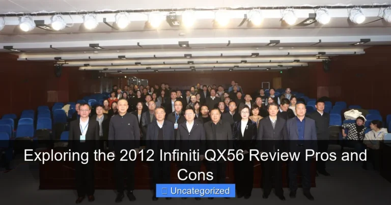 Exploring the 2012 Infiniti QX56 Review Pros and Cons