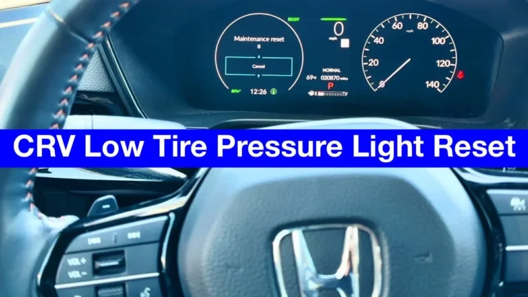 2024 Honda CR-V TPMS Reset: Tips & Troubleshooting Guide