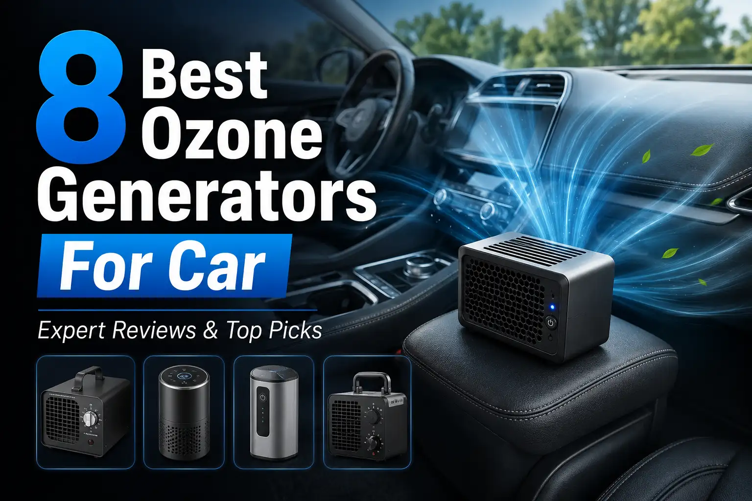 Best ozone generators for car odor removal and interior air treatment