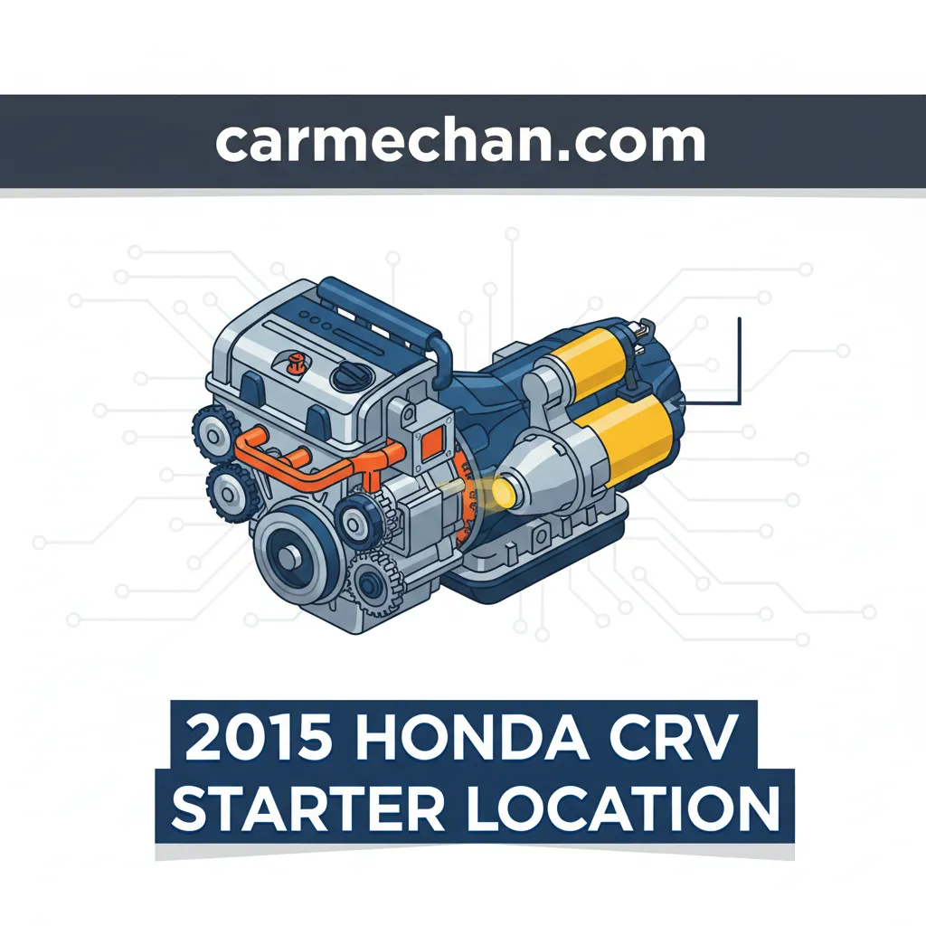2015 honda crv starter location