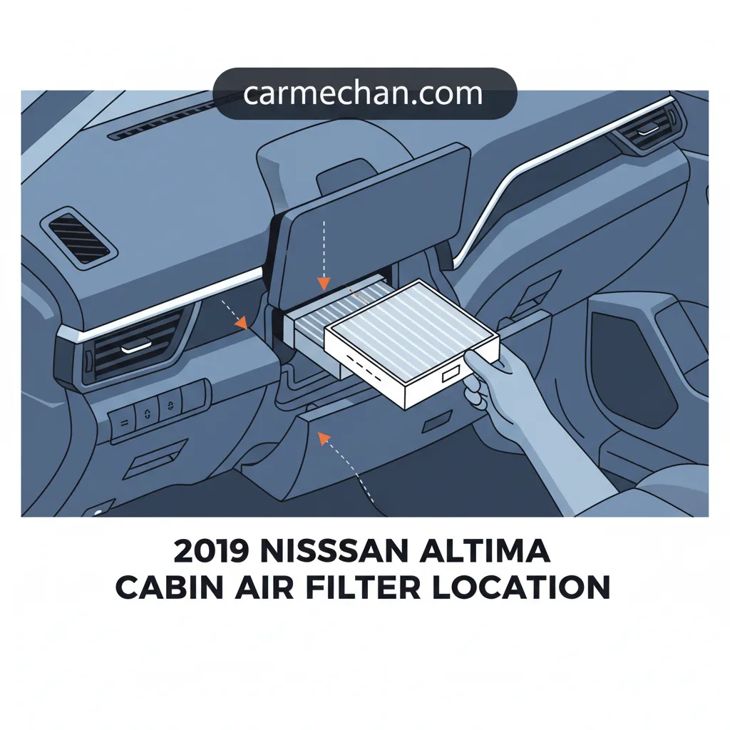2019 nissan altima cabin air filter location