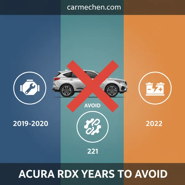Acura RDX Years to Avoid: Spotting Unreliable Models