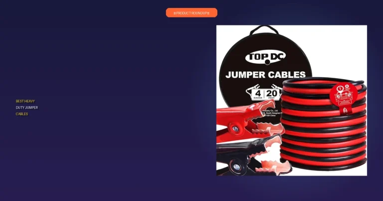 The 7 Best Heavy Duty Jumper Cables: Expert Approved Picks