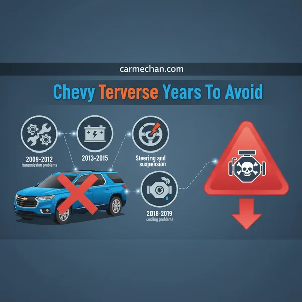 Chevy Traverse Years to Avoid: Unreliable Models & Issues