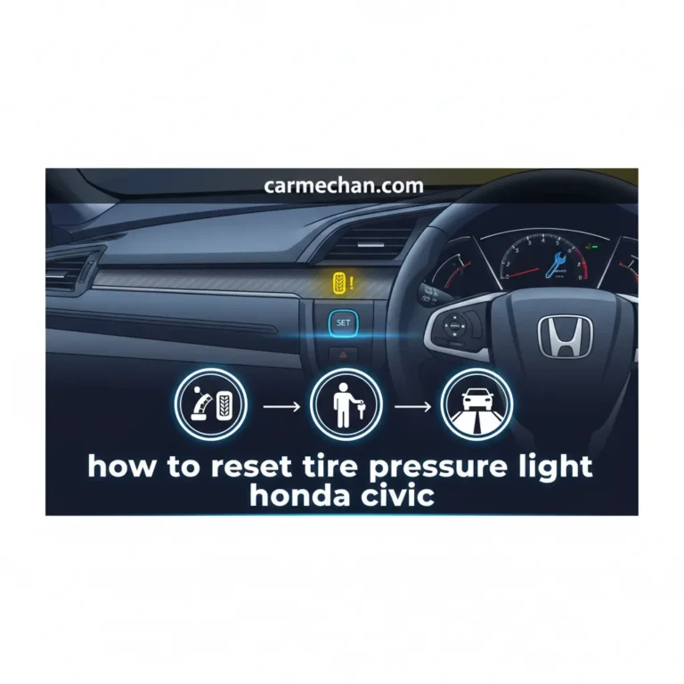 Reset Honda Civic Tire Pressure Light: Step-By-Step Guide For Tpms Calibration