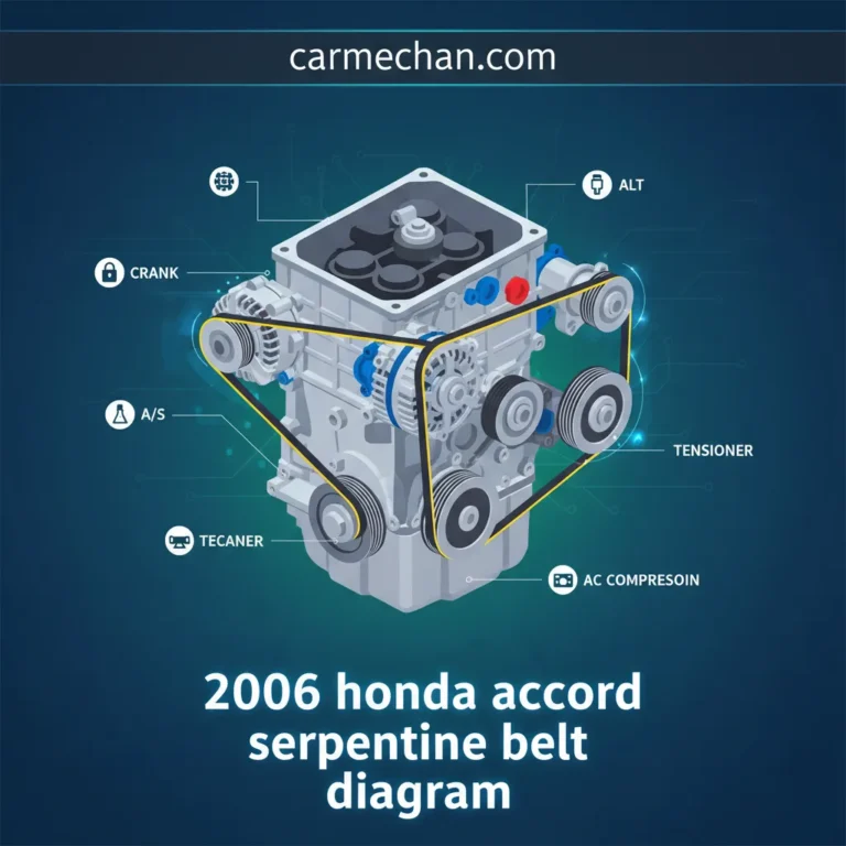 2006 Honda Accord Serpentine Belt Diagram And Replacement Guide