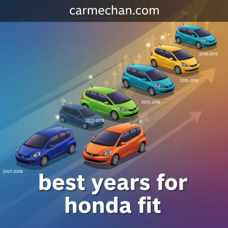Best Years For Honda Fit: A Curated Ranking Of Top Model Generations