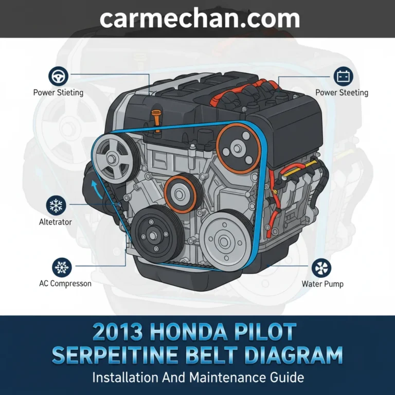 2013 Honda Pilot Serpentine Belt Diagram: Installation And Maintenance Guide