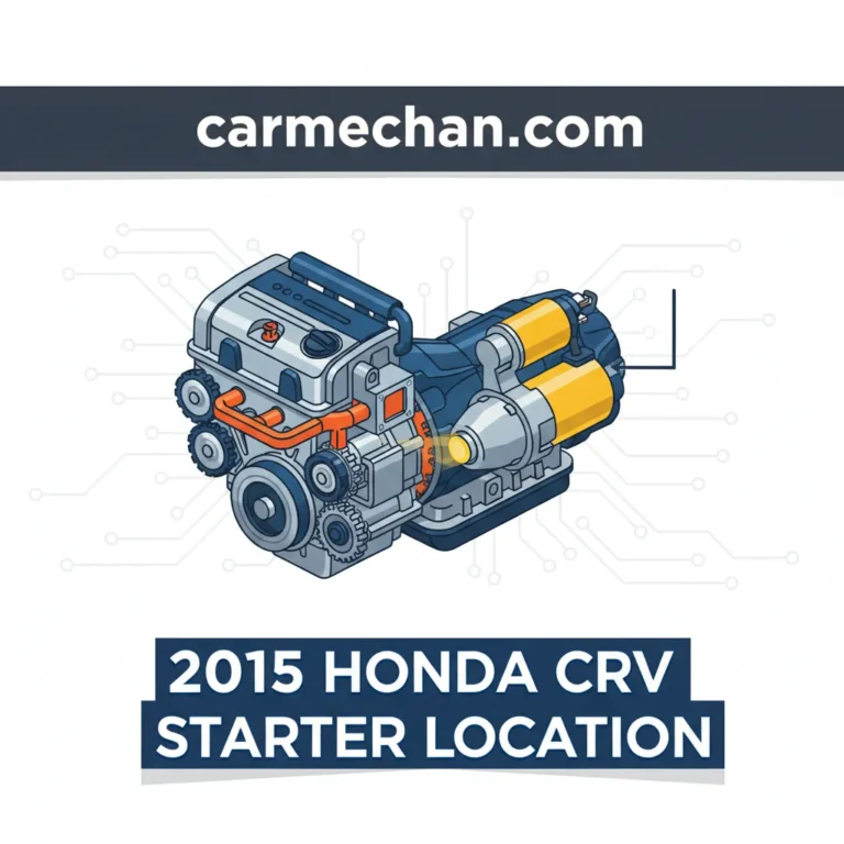 2015 Honda Cr-V Starter Location: A Detailed Guide For Technicians And Owners