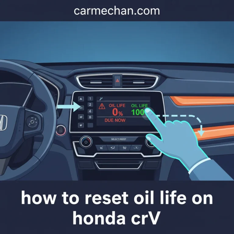Reset Oil Life On Honda Crv: A Step-By-Step Guide For Owners