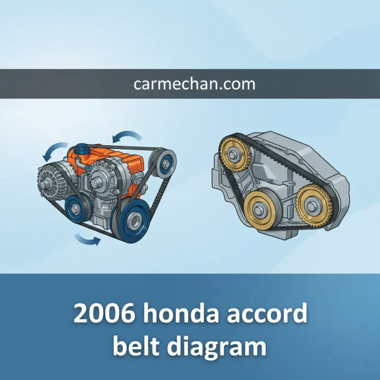 2006 Honda Accord Belt Diagram: Serpentine And Timing Belt Routing
