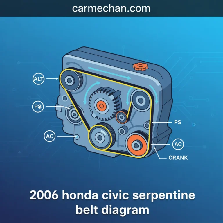 2006 Honda Civic Serpentine Belt Diagram: Routing, Maintenance, And Replacement