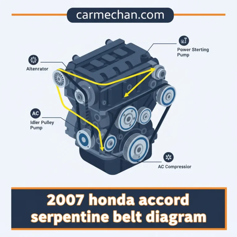 2007 Honda Accord Serpentine Belt Diagram: Installation And Maintenance Guide