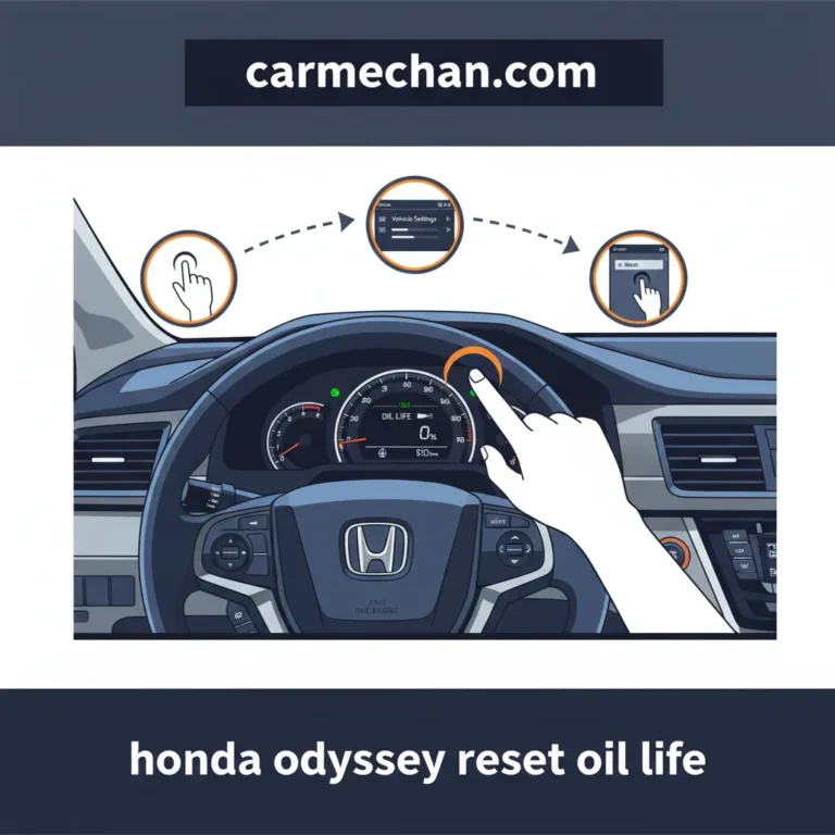 Honda Odyssey Reset Oil Life: A Step-By-Step Guide