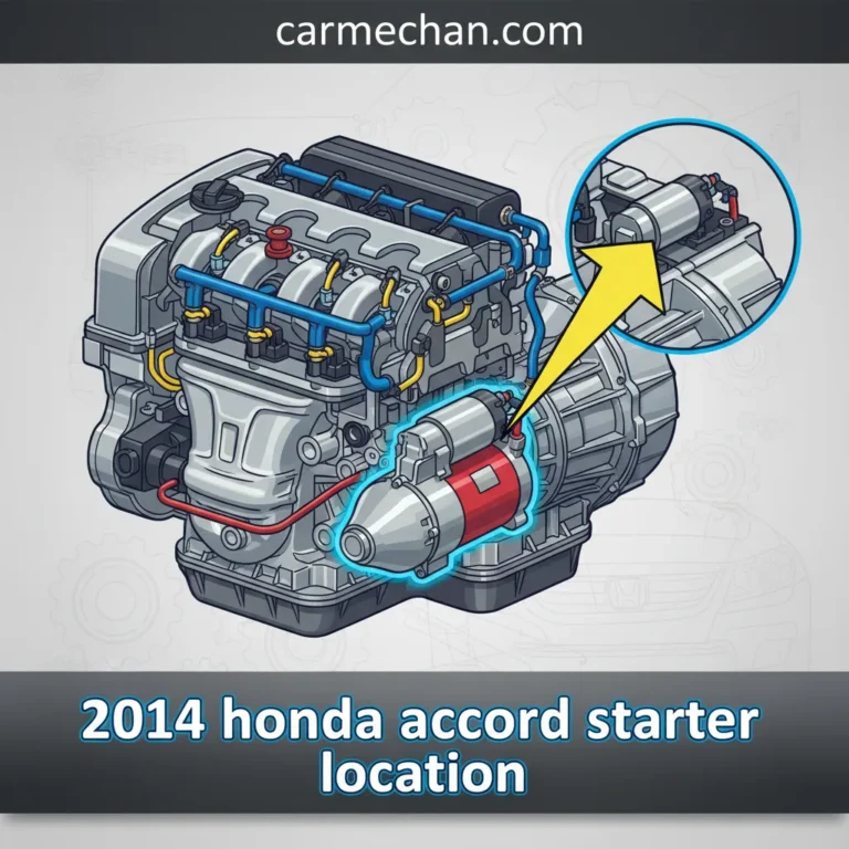 2014 Honda Accord Starter Location: Identification And Access