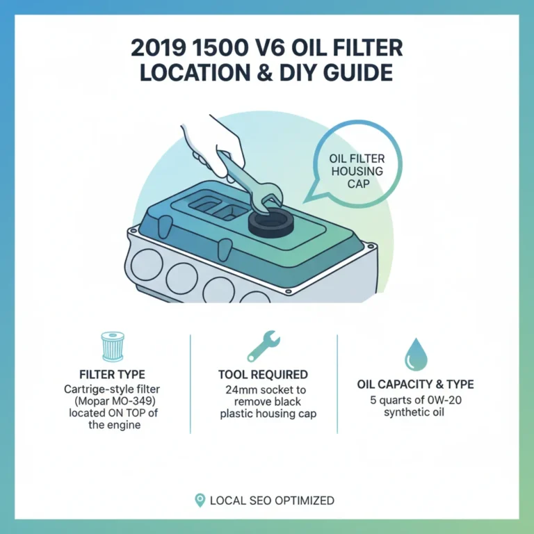 2019 Ram 1500 V6 Oil Filter Location & DIY Replacement Guide