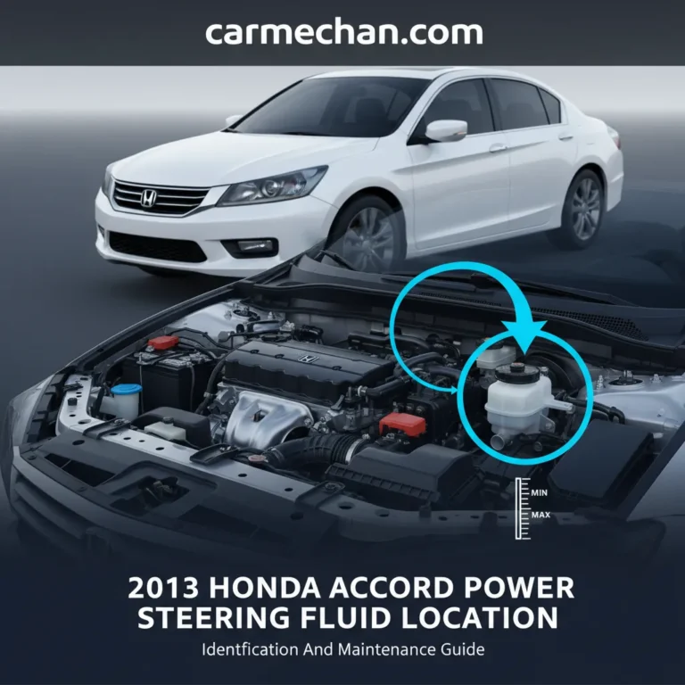 2013 Honda Accord Power Steering Fluid Location: Identification And Maintenance Guide