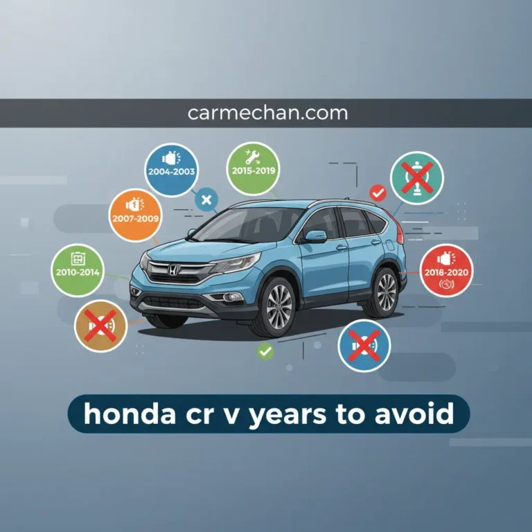 Honda Cr-V Years To Avoid: A Discerning Buyer’S Guide To Reliability
