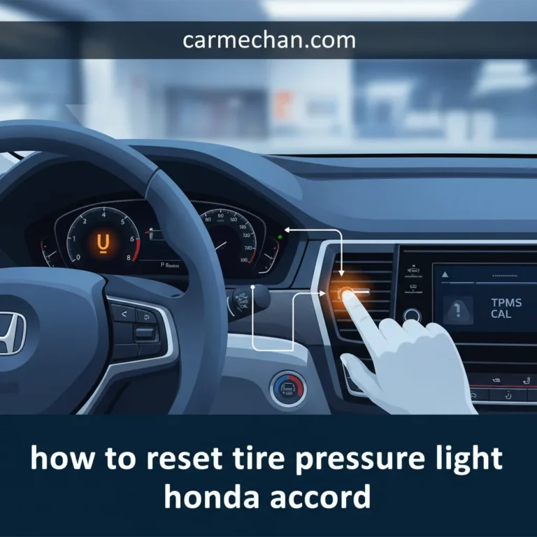 Reset Tire Pressure Light On Your Honda Accord: A Definitive Guide