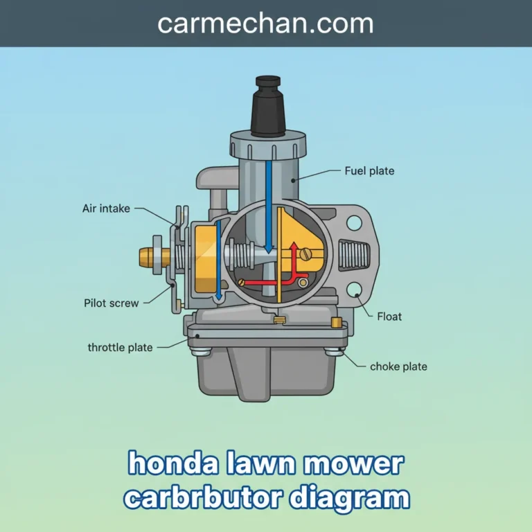 Honda Lawn Mower Carburetor Diagram: Components, Function, And Maintenance