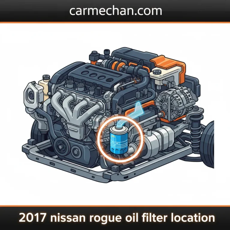 2017 Nissan Rogue Oil Filter Location: Precise Identification And Service Accessibility