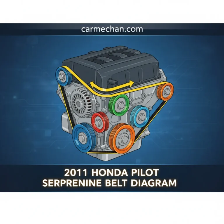 2011 Honda Pilot Serpentine Belt Diagram: Routing And Replacement Guide