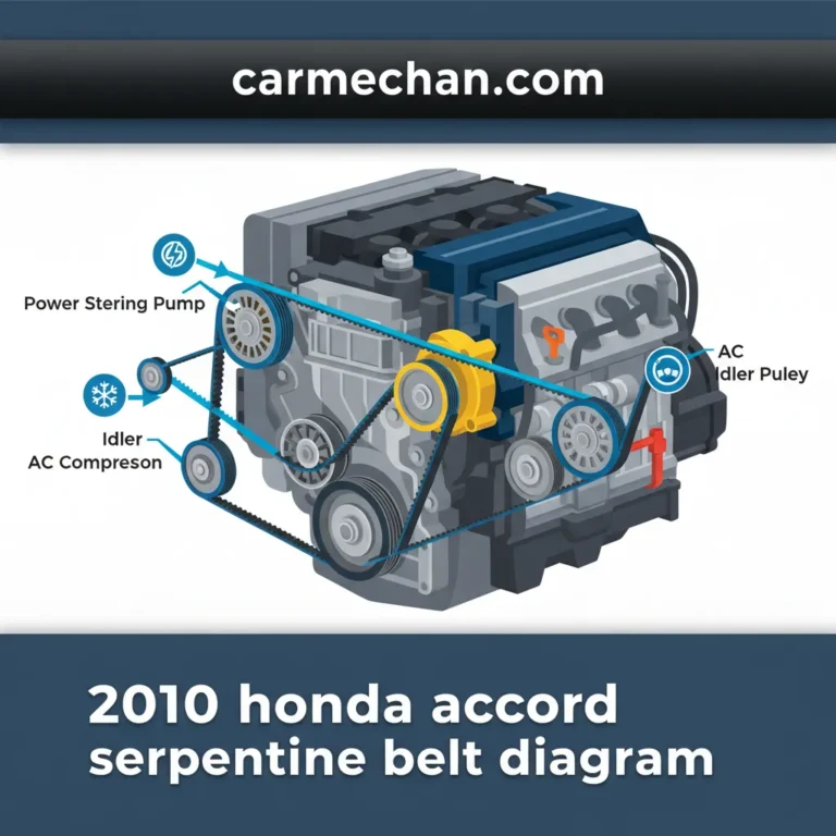 2010 Honda Accord Serpentine Belt Diagram: Decoding And Replacement Procedures