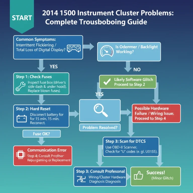 2014 Ram 1500 Instrument Cluster Problems: Complete Guide