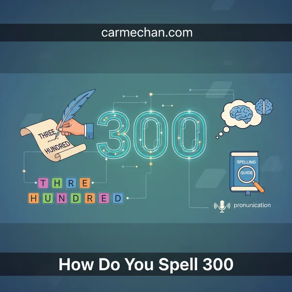 How Do You Spell 300? The Correct Way in English