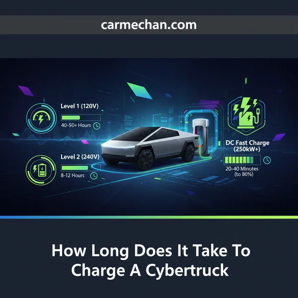 How Long to Charge a Cybertruck? Times for Home & Superchargers
