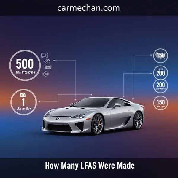 Lexus LFA Production Numbers: How Many Were Made Globally?