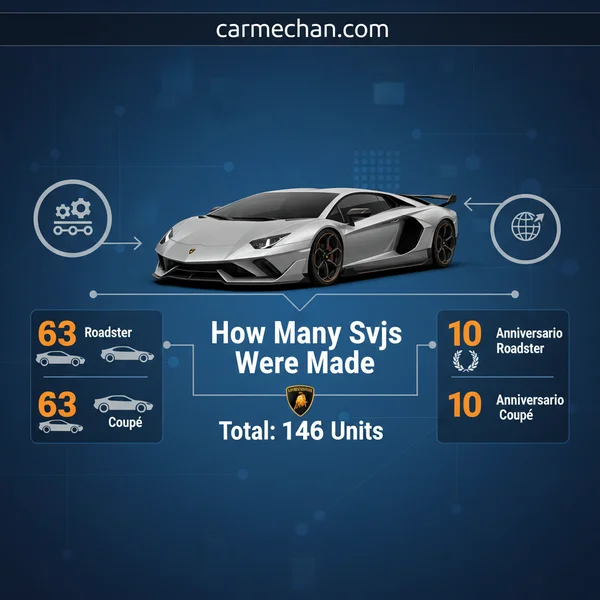Lamborghini SVJ Production Numbers: Coupes, Roadsters & Total