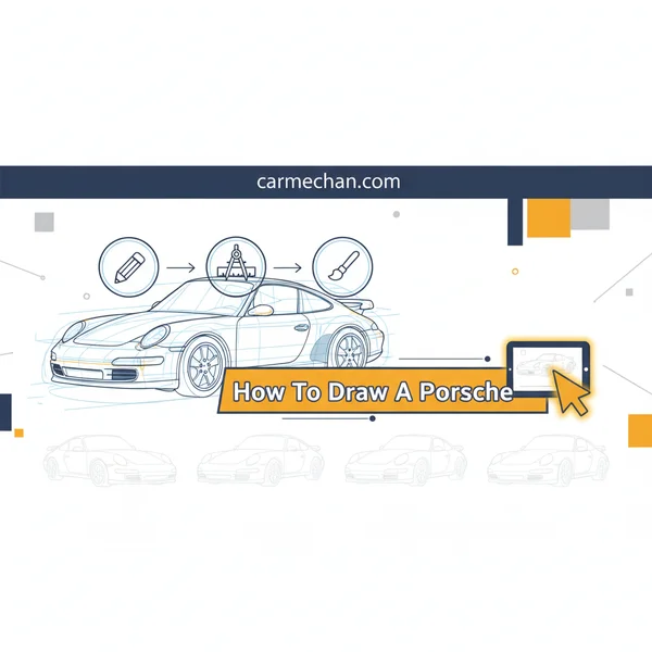 Draw a Porsche: Capture Iconic Sports Car Design Details