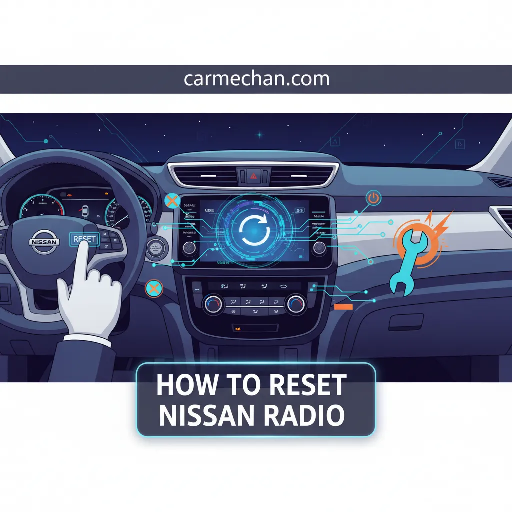 how to reset nissan radio