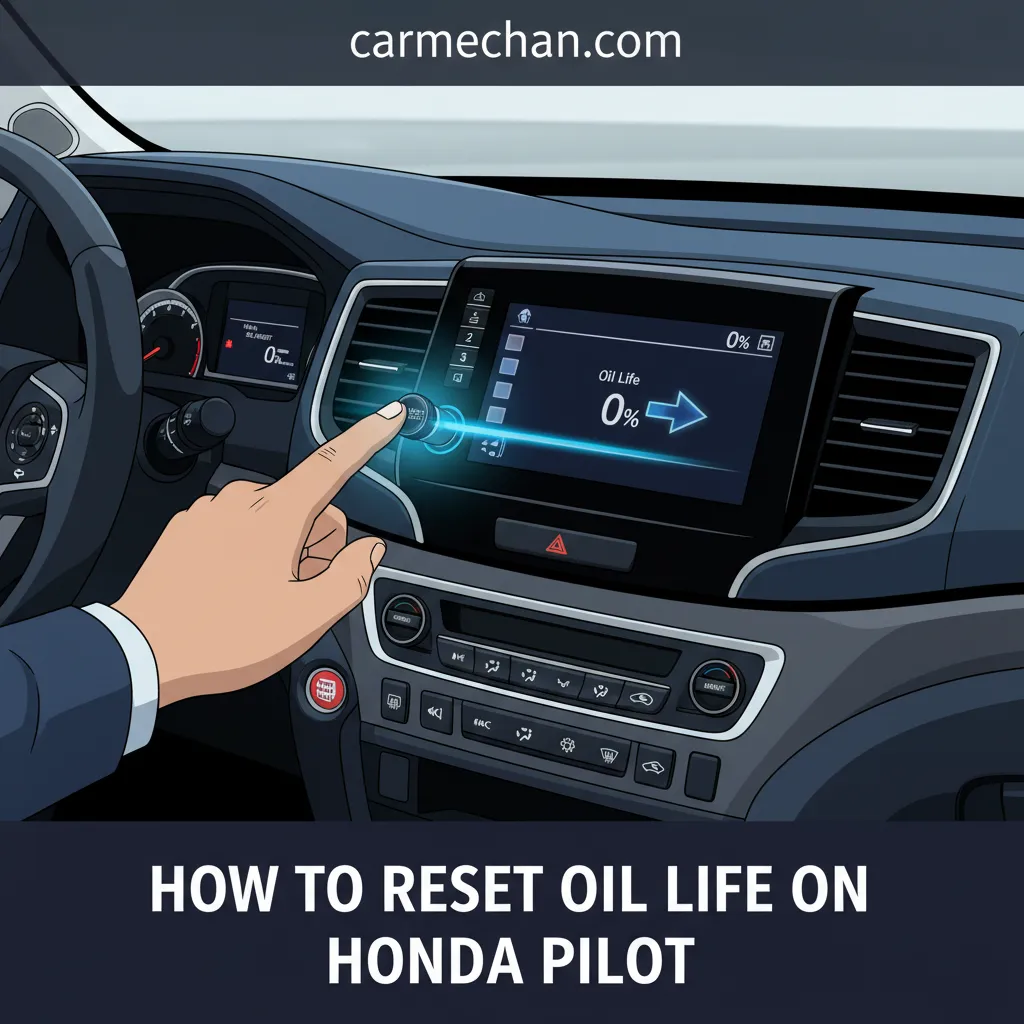 how to reset oil life on honda pilot