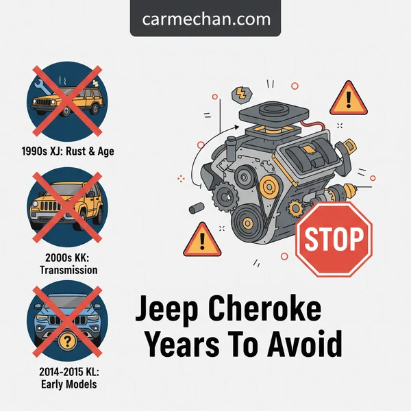 Jeep Cherokee Years to Avoid: Unreliable Models & Issues