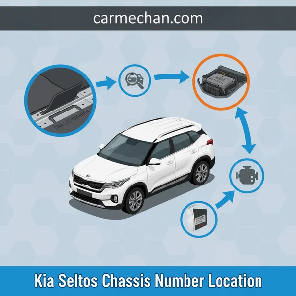 Kia Seltos Chassis Number Location: Find Your VIN Easily